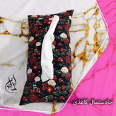 جا دستمال کاغذی مخمل لمینت دار با زیپ مخفی ایران خاتون کد ۶