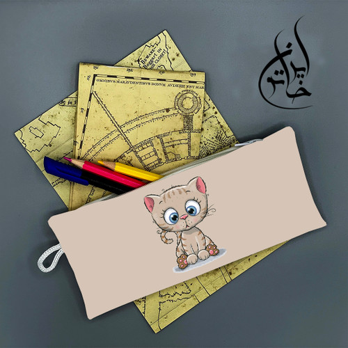 جامدادی کودکانه مخمل با زیپ ایران خاتون کد ۴