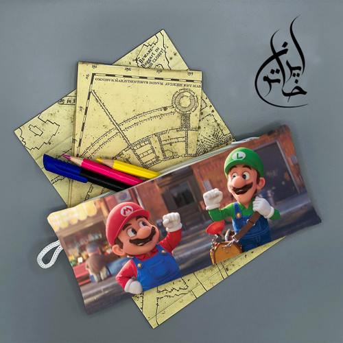 جامدادی کودکانه مخمل با زیپ ایران خاتون کد ۱۰