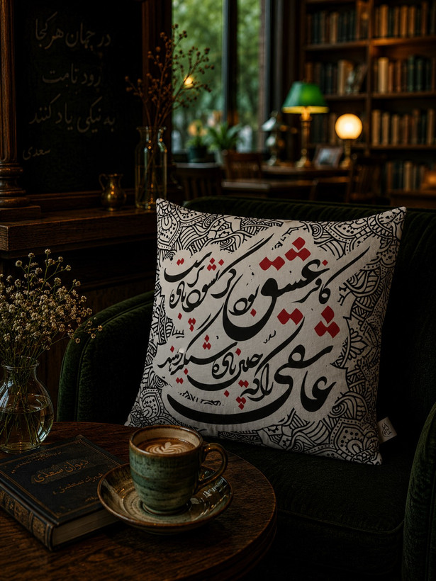 کوسن خطاطی