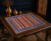 رومیزی مخمل لمینت دار ایران خاتون طرح سنتی کد 77