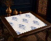 رومیزی مخمل لمینت دار ایران خاتون طرح سنتی کد 71