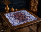 رومیزی مخمل لمینت دار ایران خاتون طرح سنتی کد ۶۰