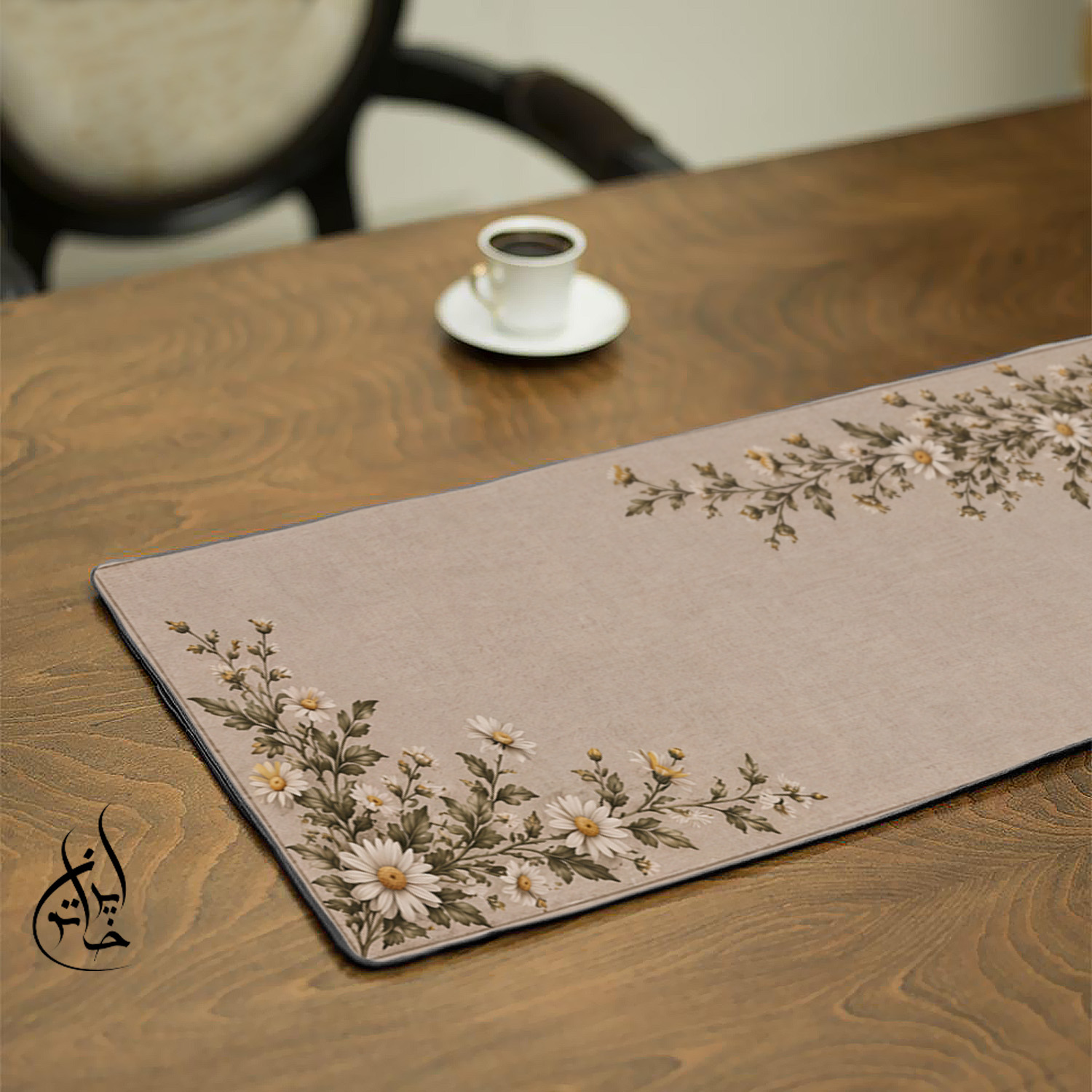 رانر مخمل لمینت دار (مخمل کوبیده) ایران خاتون طرح سنتی کد 97