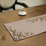 رانر مخمل لمینت دار (مخمل کوبیده) ایران خاتون طرح سنتی کد 97