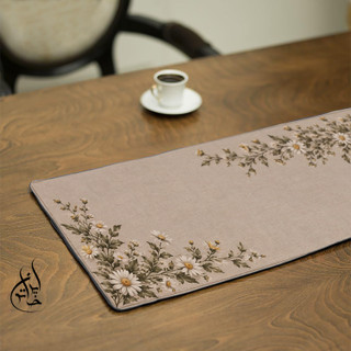 رانر مخمل لمینت دار (مخمل کوبیده) ایران خاتون طرح سنتی کد 97